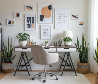 Comment aménager un espace de travail inspirant avec des éléments de décoration ?