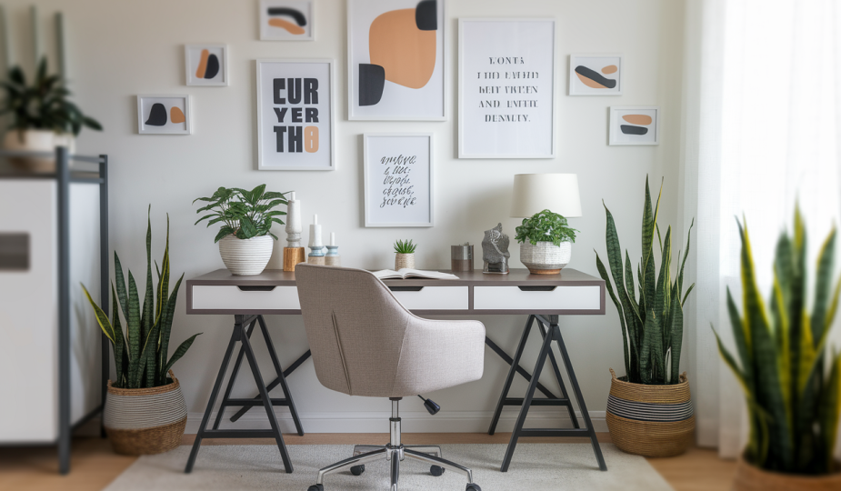 Comment aménager un espace de travail inspirant avec des éléments de décoration ?